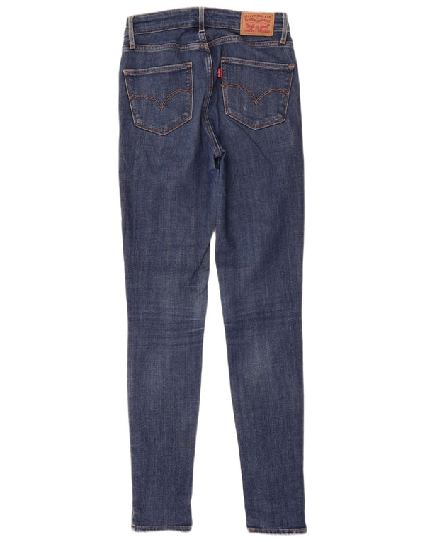 Levi's Jean Skinny Taille Haute 721 Femme W25 L31 Bleu Coton