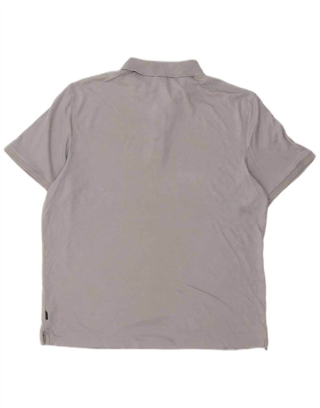 CALVIN KLEIN Polo Homme Large Gris Coton