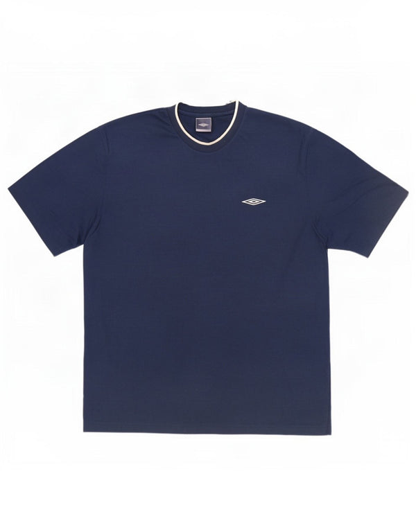 Umbro T-Shirt Homme Top 2XL Bleu Marine Polyester