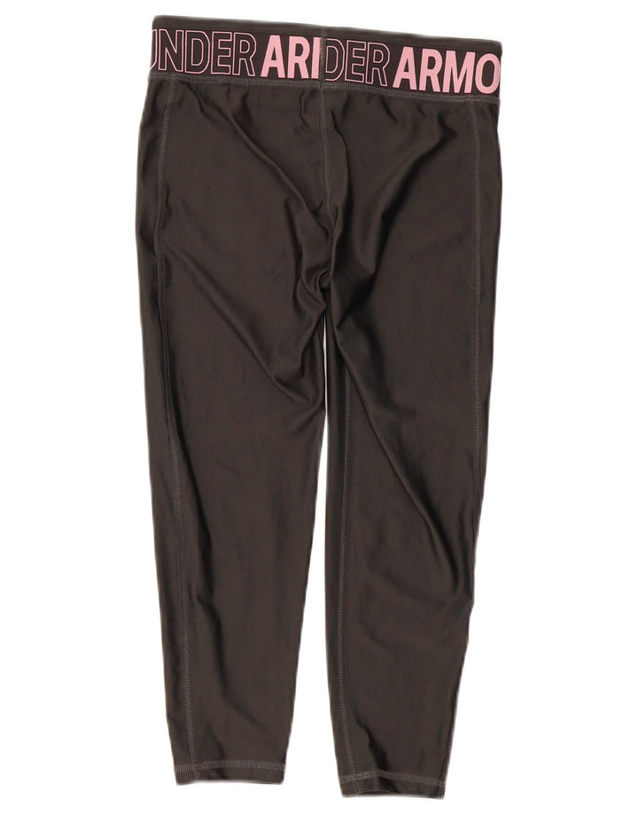 UNDER ARMOUR Legging graphique pour femme UK 8 Small Gris