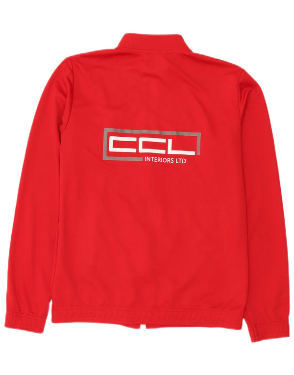 Adidas Homme Aeroready Graphic Survêtement Top Veste Rouge Moyen Polyester