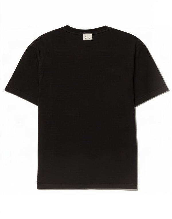 Adidas T-shirt graphique pour hommes, petit haut en coton noir