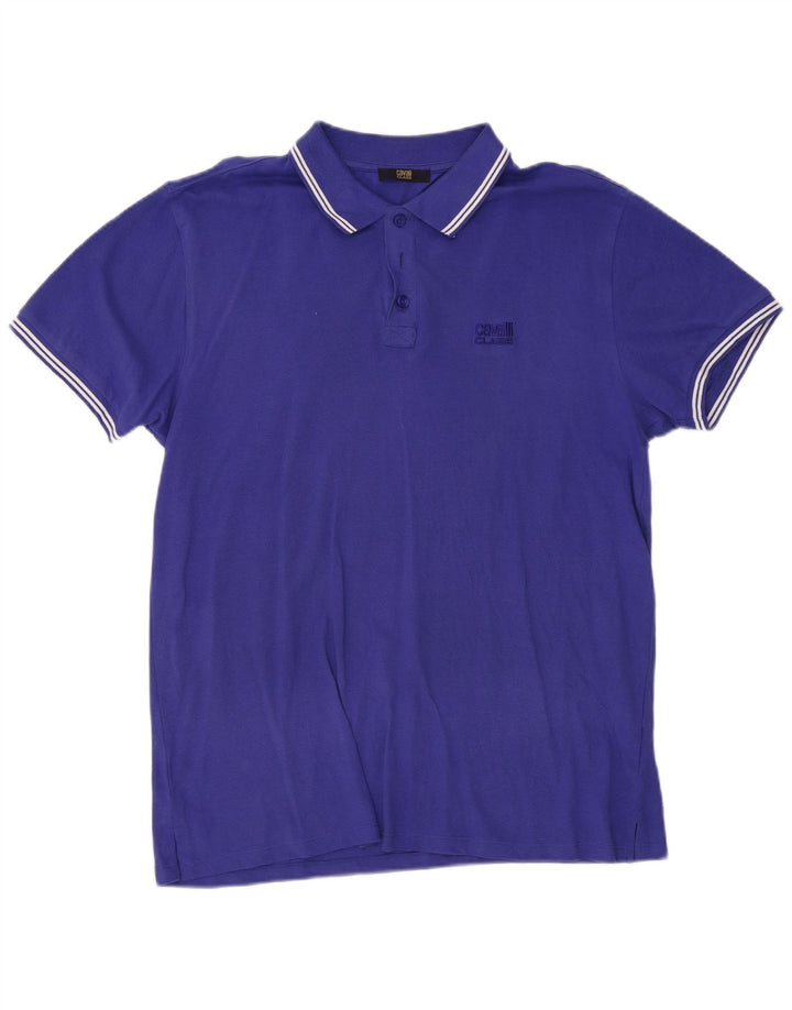 Cavalli Polo Homme 2XL Bleu Coton