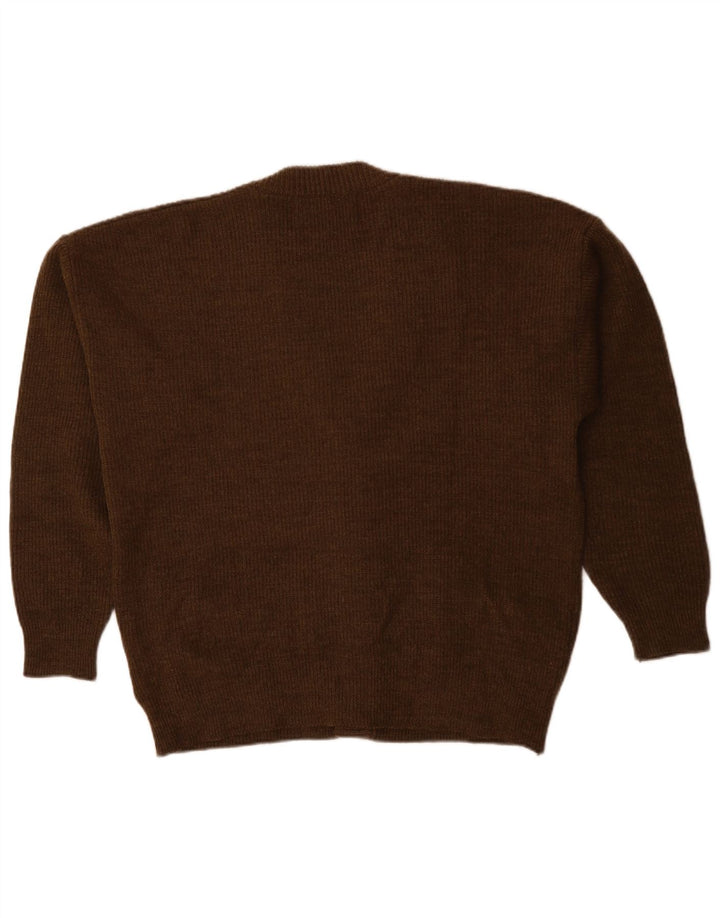 Settebello Cardigan Homme Pull XL Marron Laine