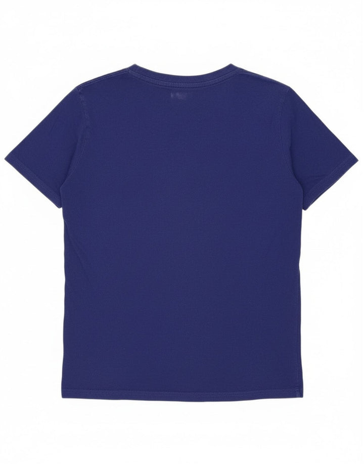 Puma T-Shirt Graphique Garçon 10-11 ans Bleu Moyen Coton
