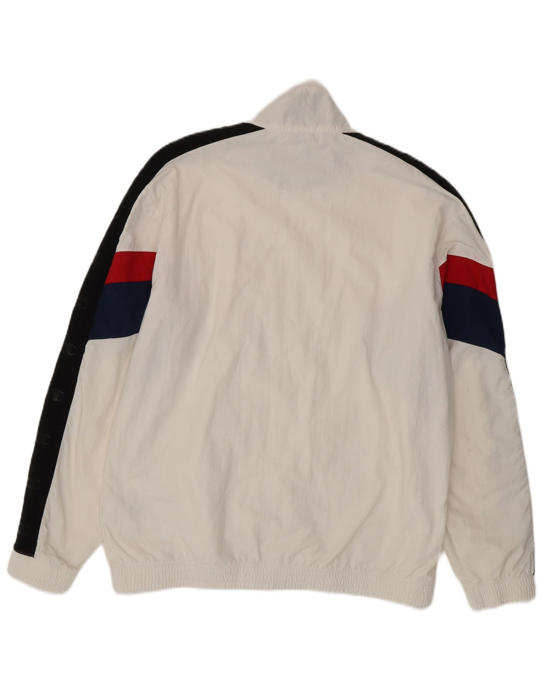 CHAMPION Veste de Survêtement Graphique Homme XL Blanc Colorblock Polyamide