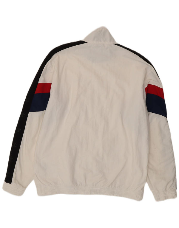 CHAMPION Veste de Survêtement Graphique Homme XL Blanc Colorblock Polyamide