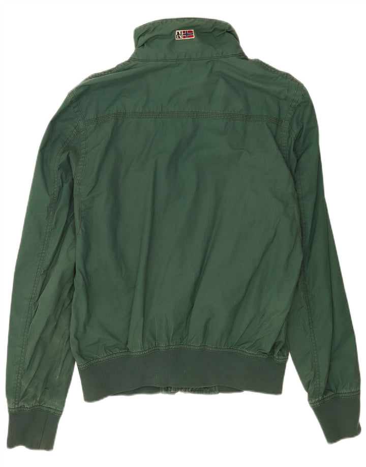 Napapijri Veste Bomber Geographic pour Homme UK 36 Petit Vert