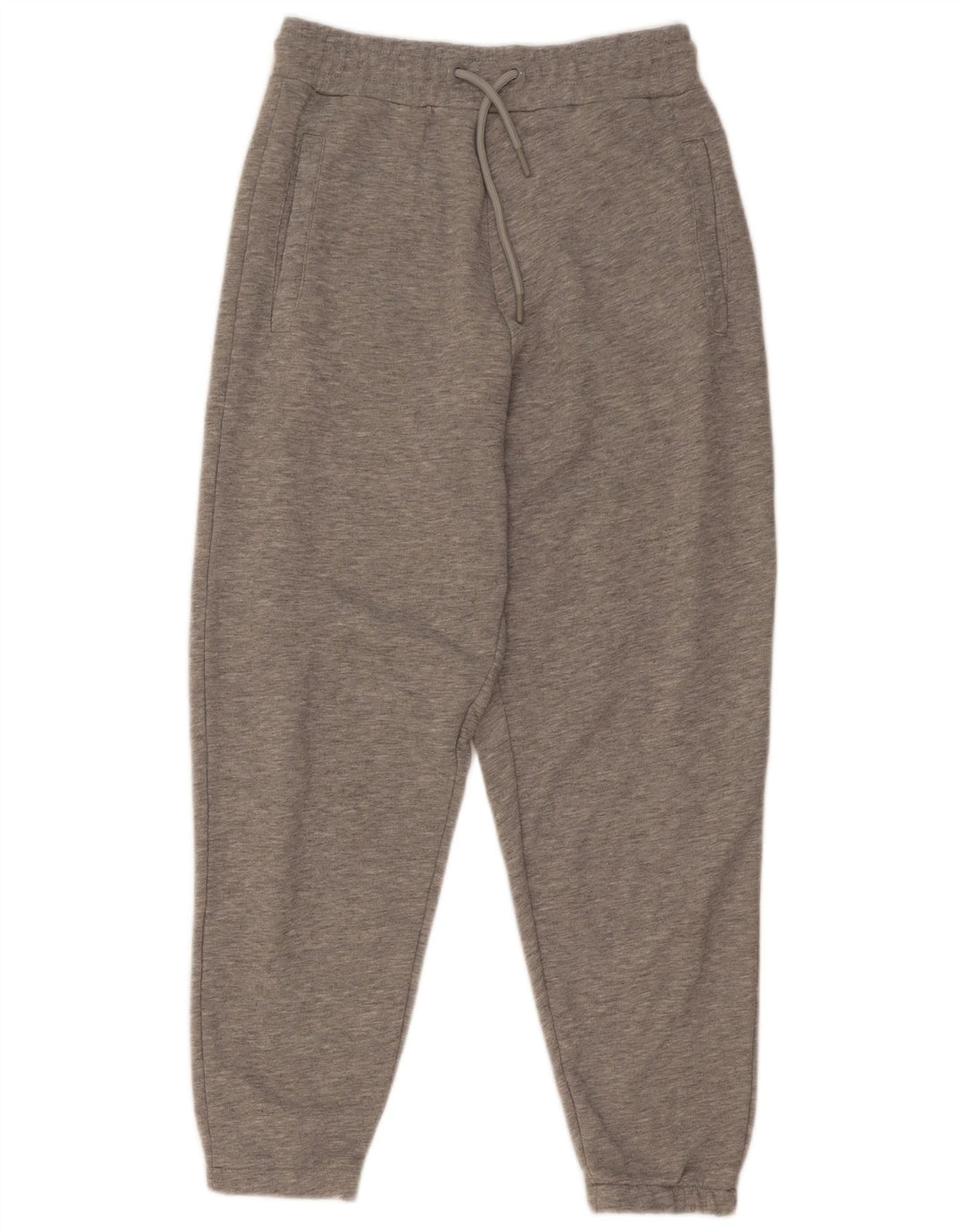 Zara Pantalon de survêtement pour femme Joggers UK 8 Small Gris Polyester