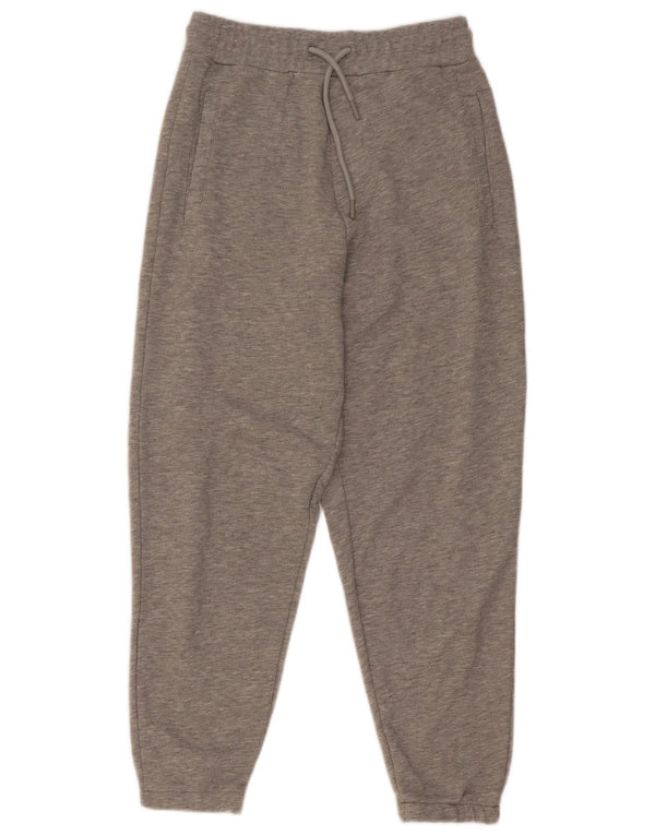Zara Pantalon de survêtement pour femme Joggers UK 8 Small Gris Polyester