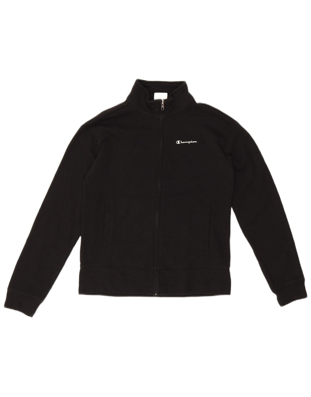 Champion Veste de survêtement graphique pour garçon 11-12 ans Grand Noir