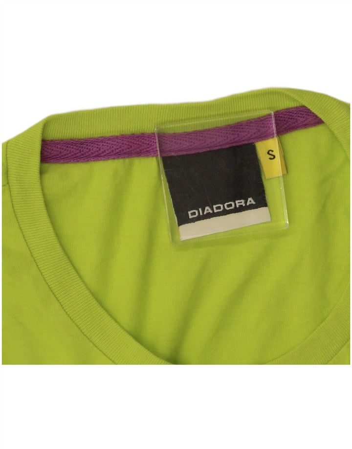 DIADORA T-Shirt Graphique Homme Petit Vert