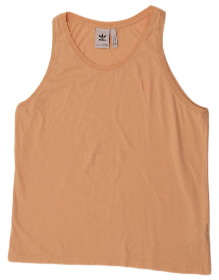 Adidas Débardeur Homme XL Orange Coton