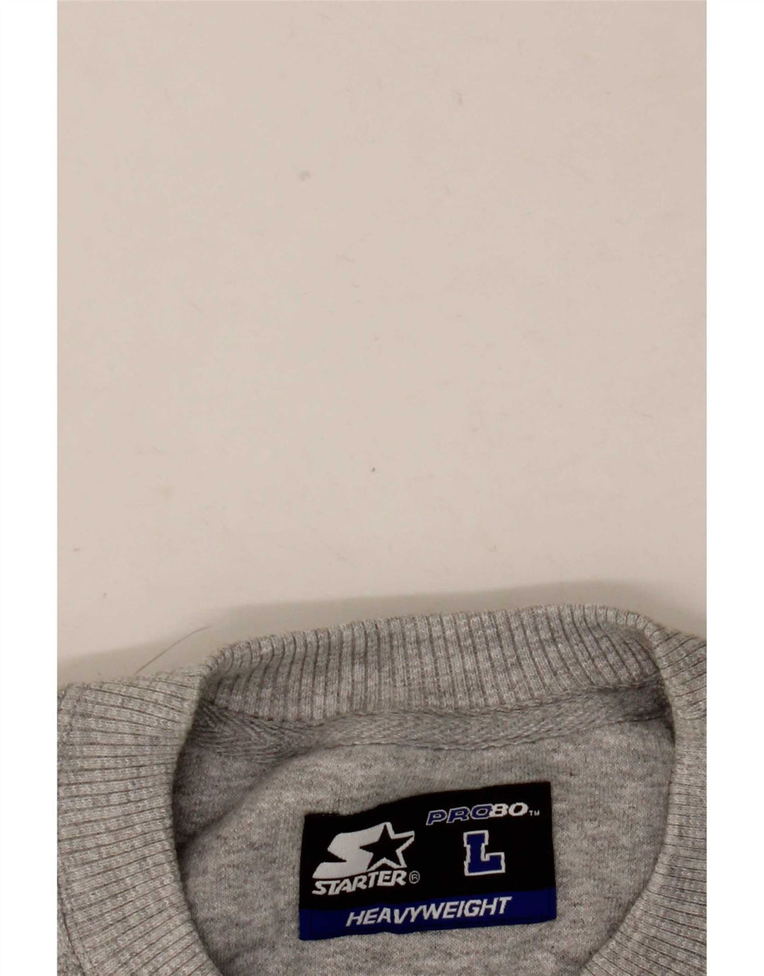 Starter Pull à col rond pour homme Grand gris moucheté