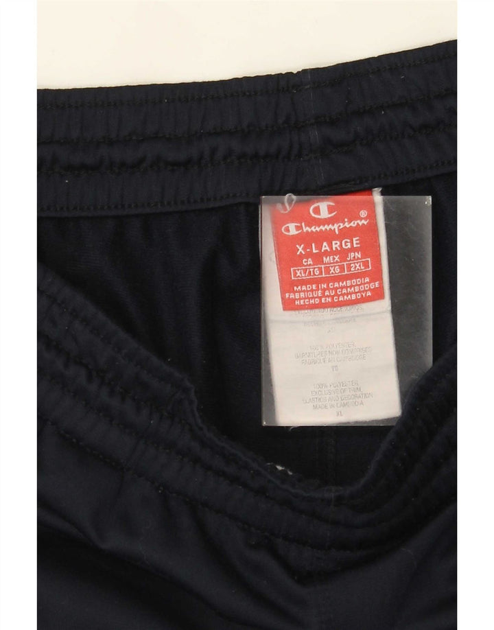 Champion Pantalon de Survêtement Graphique Homme XL Bleu Marine Polyester
