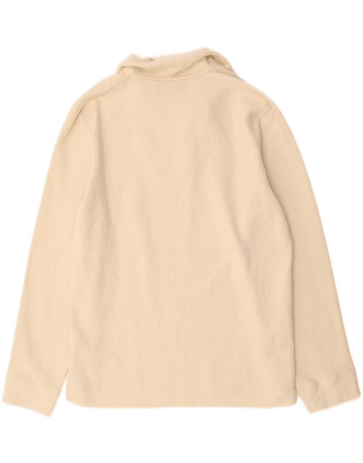 SERGIO TACCHINI Pull Polaire Col Zippé Homme Large Beige