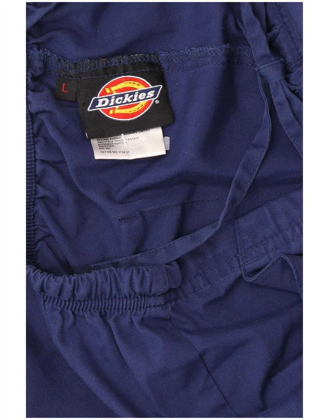 Dickies Pantalon Cargo Regular Homme Large W34 L30 Bleu Marine Polyester