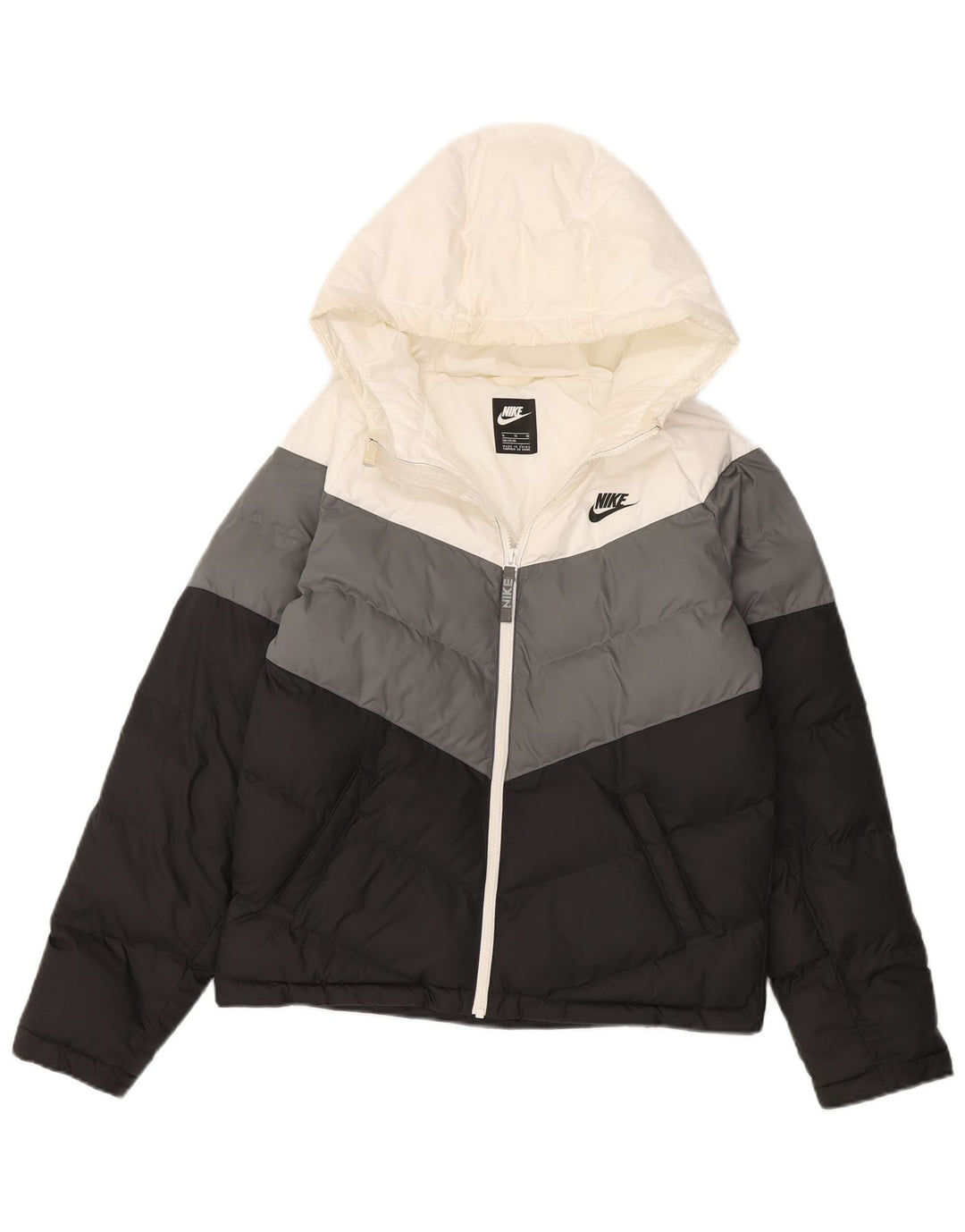 Nike Veste matelassée à capuche pour garçon 13-14 ans XL Multicolore Colourblock