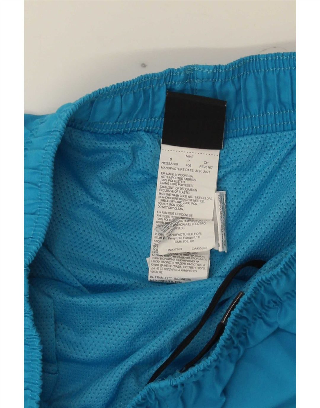 Nike Short de bain pour homme Petit Bleu Polyester