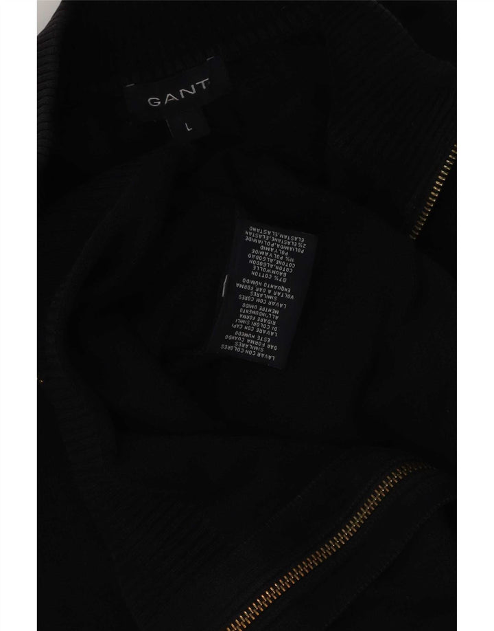 Gant Cardigan Homme Pull Large Noir Coton