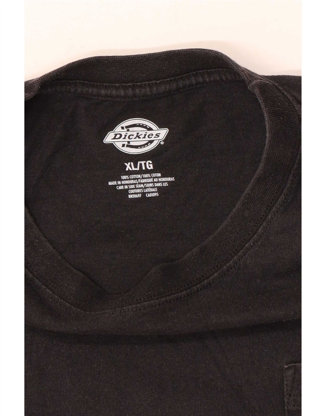 Dickies T-Shirt Homme Top XL Noir Coton