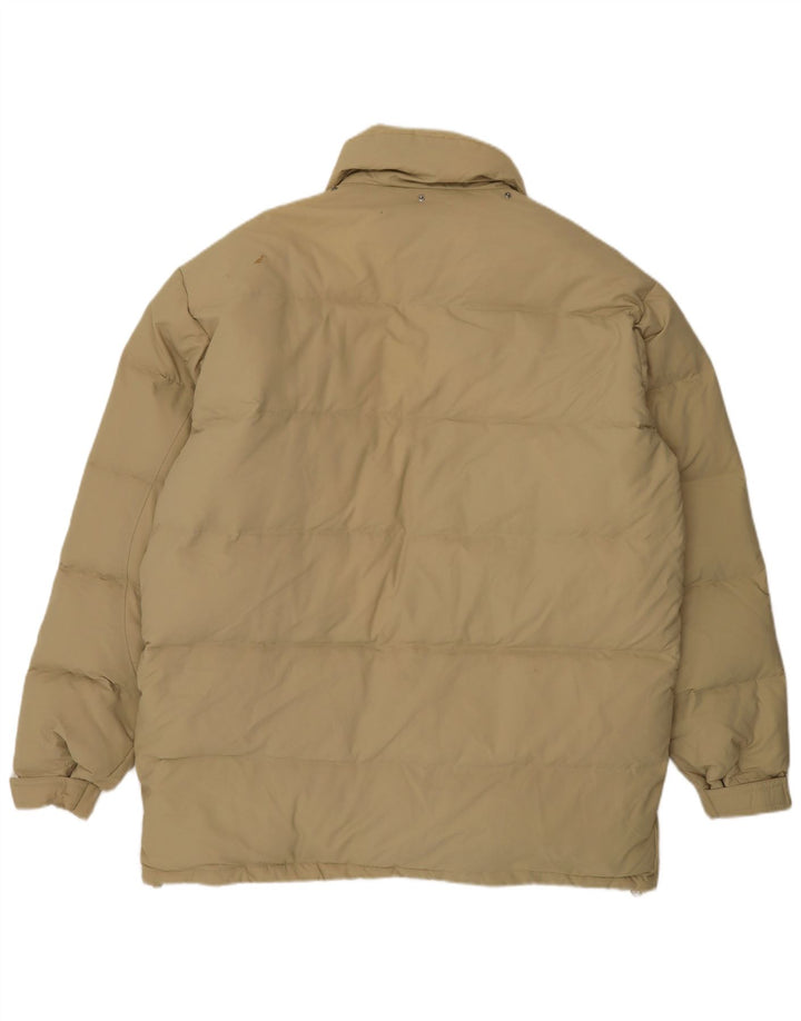 Fila Manteau rembourré pour homme UK 40 Large Beige Polyamide