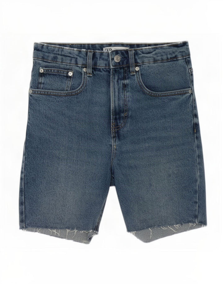 Zara Short en jean pour homme EU 38 Small W30 Bleu
