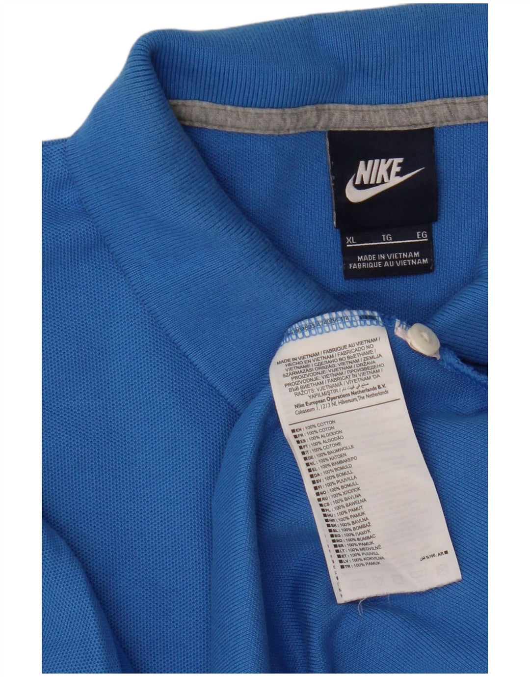 Polo Nike Homme XL Bleu Coton