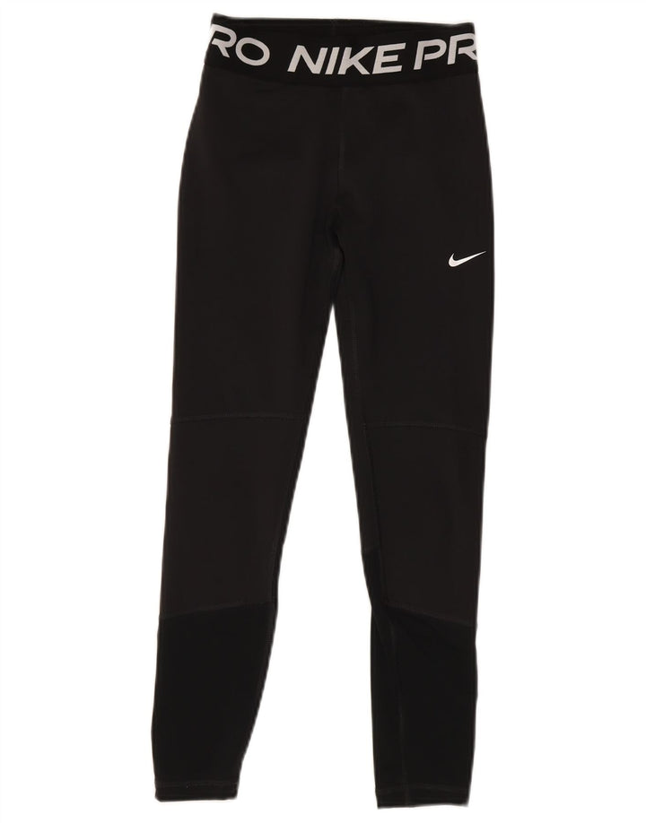 NIKE Legging Dri Fit Graphic Fille 10-11 ans Polyester Noir Moyen