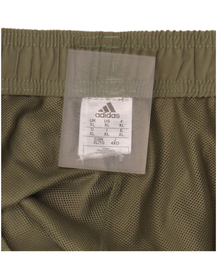 Adidas Short de sport pour homme XL Vert Polyester