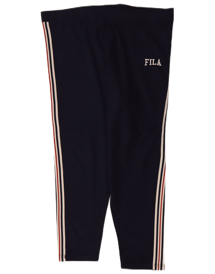 Fila Leggings Femme UK 24 4XL Bleu Marine