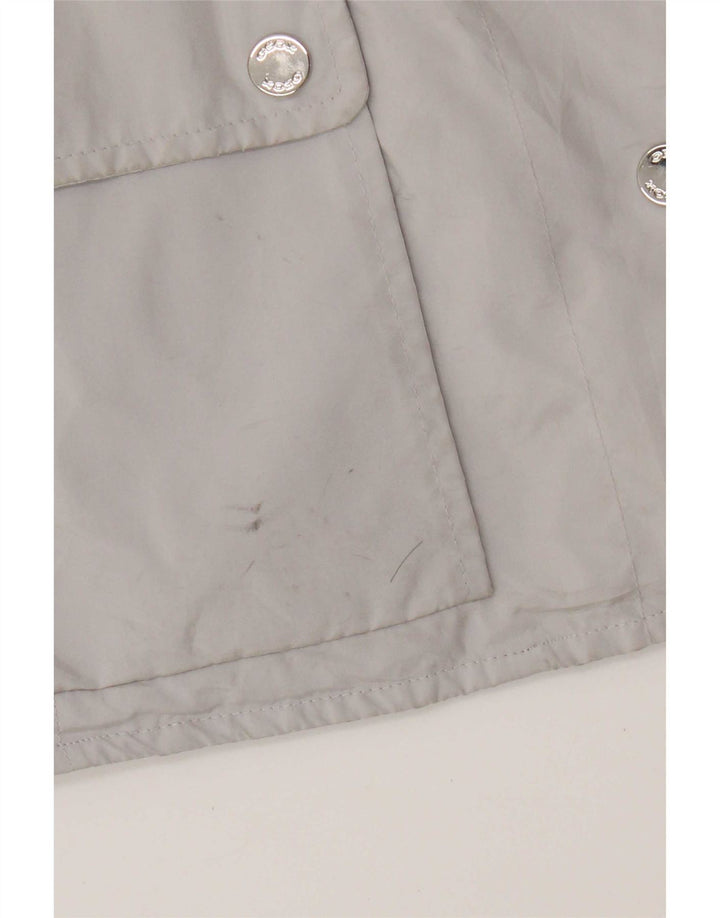 Geox Veste utilitaire à capuche Respira pour femme UK 18 XL Gris Polyester