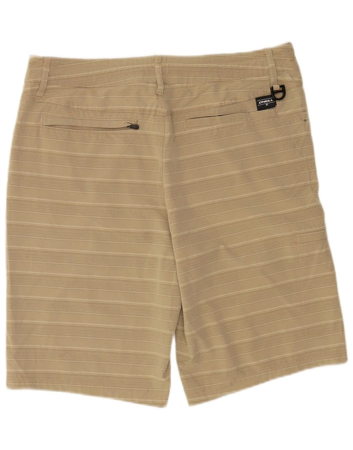 O'Neill Short Chino Homme W32 Polyester Rayé Beige Moyen