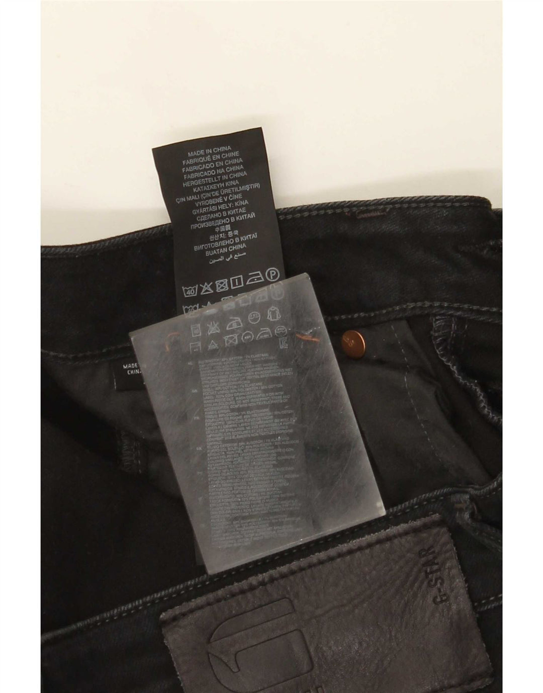 G-Star Jean Slim Homme W32 L32 Noir Coton