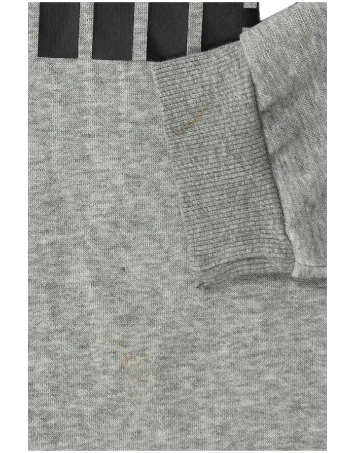 Puma Sweat-Shirt Graphique Garçon 15-16 ans Gris Moucheté