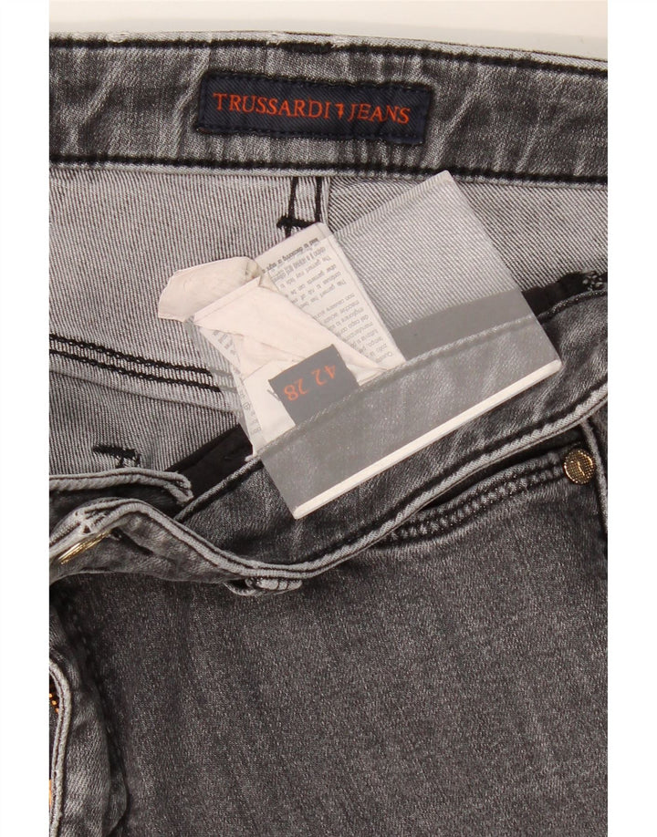 TRUSSARDI Femme Jean Skinny W28 L28 Gris