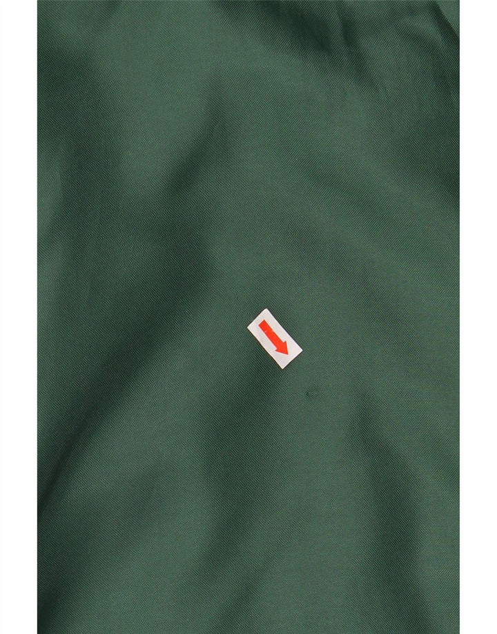 Spalding Veste de pluie à capuche coupe ample pour homme UK 38 Vert moyen Polyamide