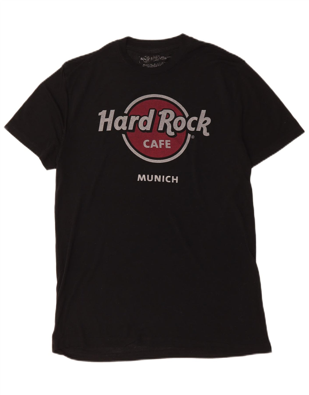 Hard Rock Cafe Munich T-Shirt Graphique Homme Noir Moyen
