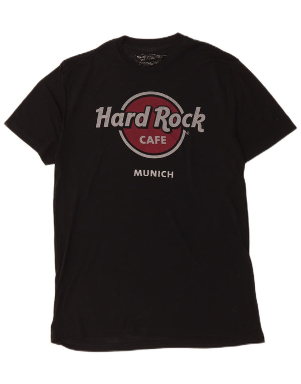 Hard Rock Cafe Munich T-Shirt Graphique Homme Noir Moyen