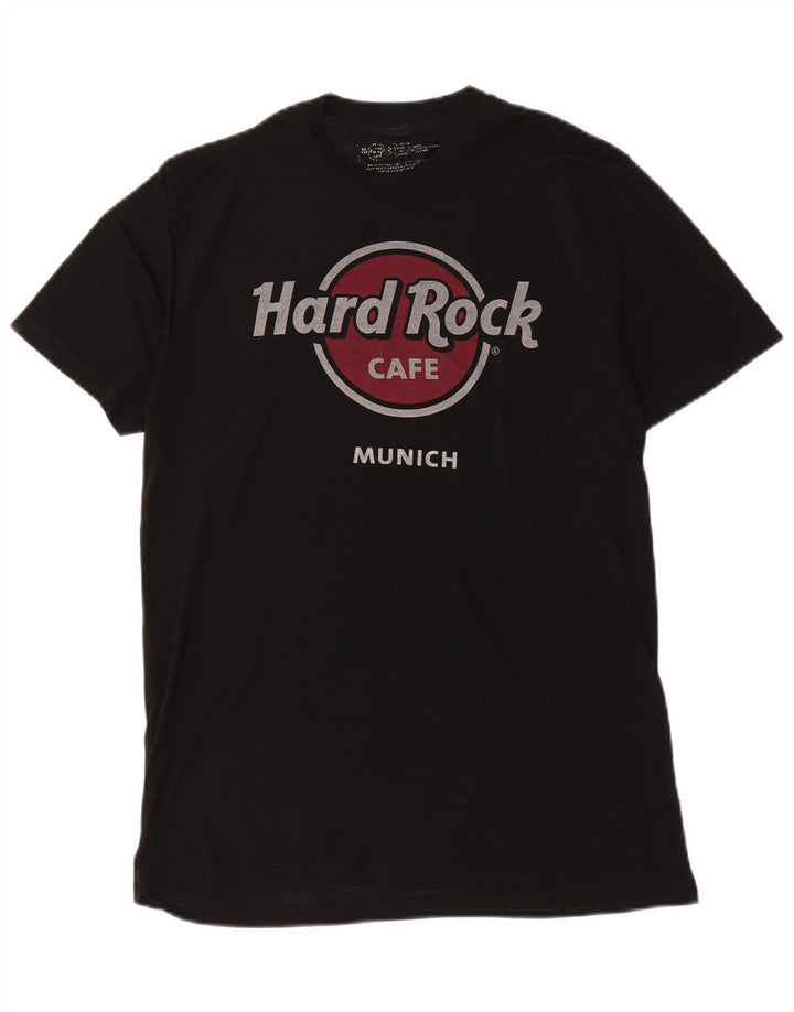 Hard Rock Cafe Munich T-Shirt Graphique Homme Noir Moyen
