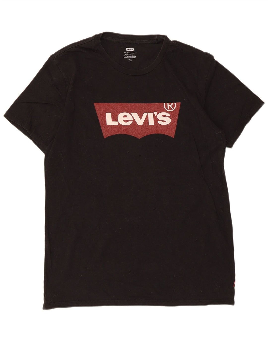Levi's Tee-Shirt Graphic Homme Noir Moyen Coton