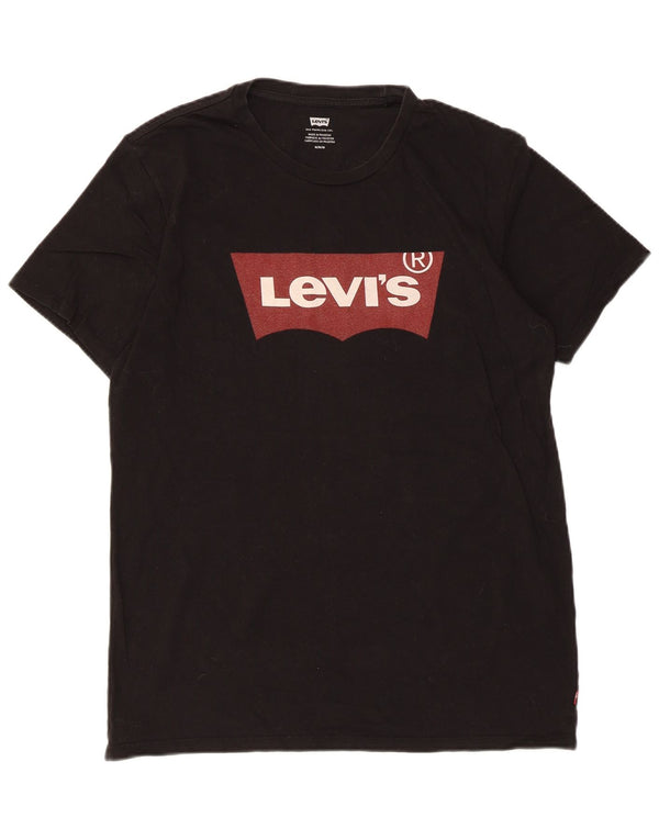Levi's Tee-Shirt Graphic Homme Noir Moyen Coton