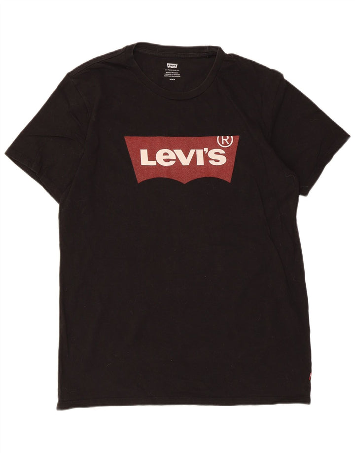 Levi's Tee-Shirt Graphic Homme Noir Moyen Coton