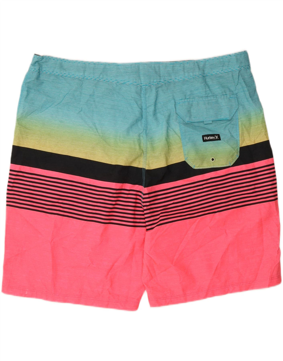 HURLEY Short de Bain Homme XL Rayé Multicolore