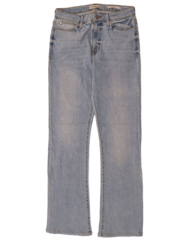 GUESS Jean évasé sexy pour femme W30 L31 Bleu