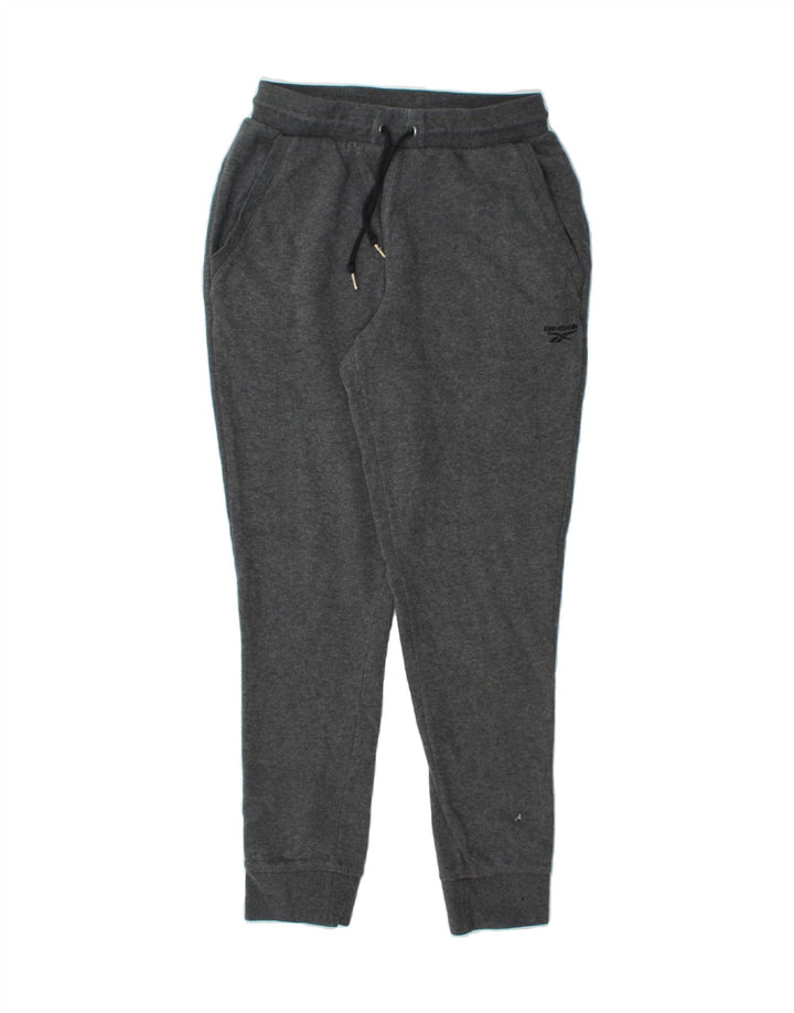 REEBOK Mens Tracksuit Trousers Joggers Small  Grey Cotton Vintage Reebok and Second-Hand Reebok from Messina Hembry 