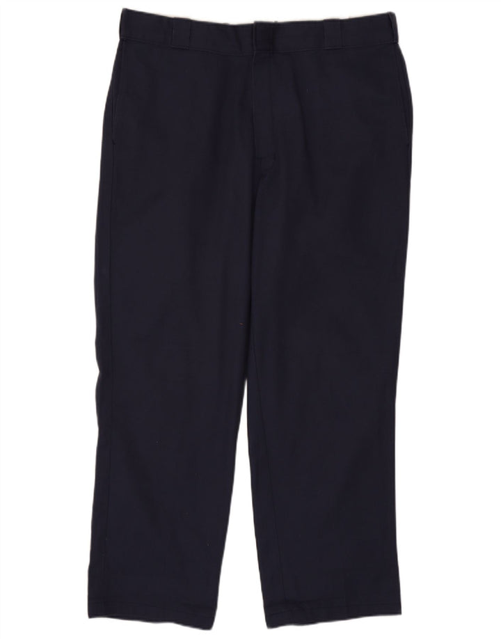 Dickies Pantalon Chino Droit Homme W38 L30 Bleu Marine Polyester