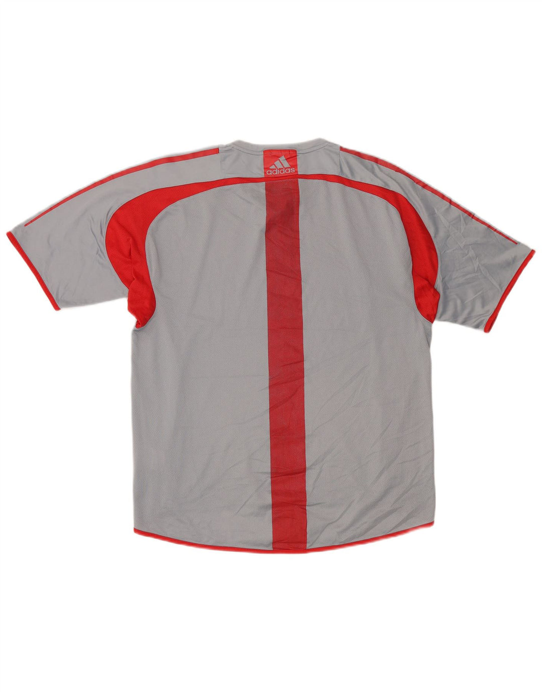 Adidas T-Shirt Climacool Homme Gris Moyen Polyester Colorblock