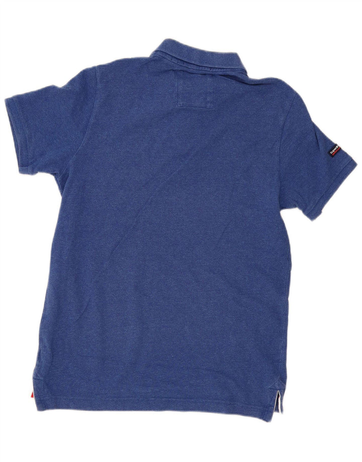 Superdry Polo Homme XL Bleu Coton