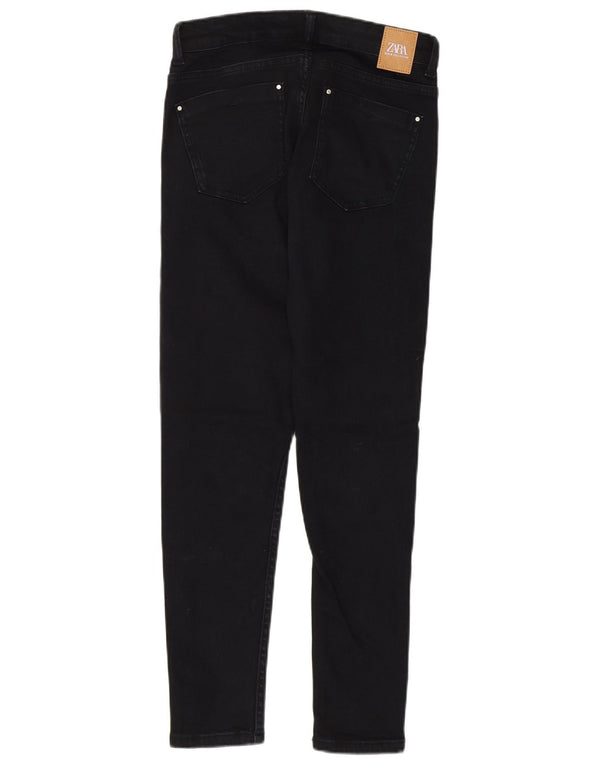Jean skinny Zara femme EU 36 XS W26 L27 coton noir